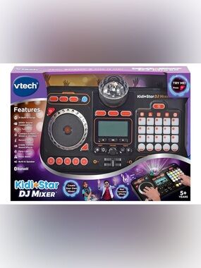 DJ turntable, 15 built-in songs and 2000+ sound combinations